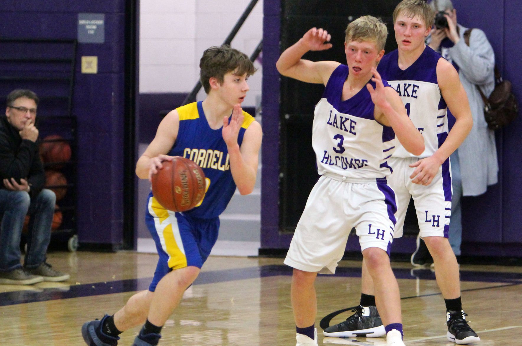 Cornell at Lake Holcombe boys basketball 12-4-18